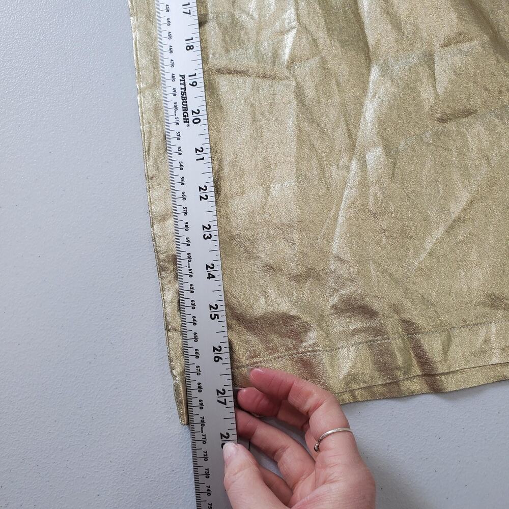 Lanhtropy Culotte Pants Metallic Gold - Picture 4 of 11